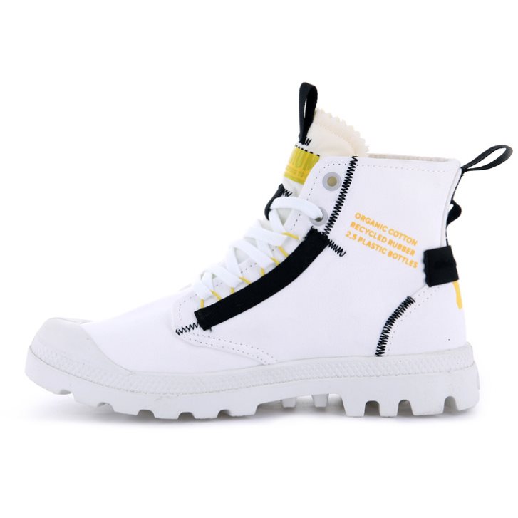 Bottes Palladium Pampa Hi Re-craft Femme Blanche | FR EPK684N